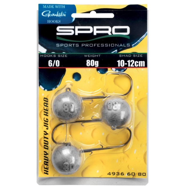 Round HD Jighead 90  #4/0  #6/0  #8/0