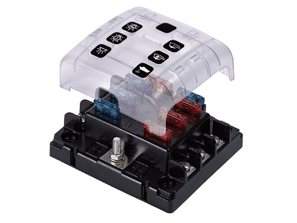 BEP Afgedekte zekeringhouder en massahouder