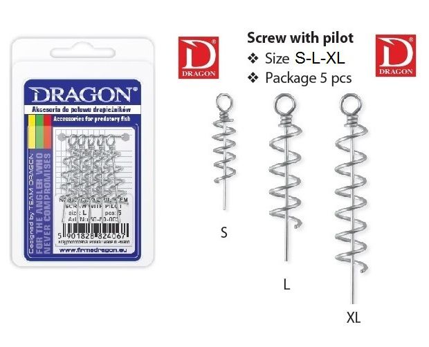 Dragon screw with pilot